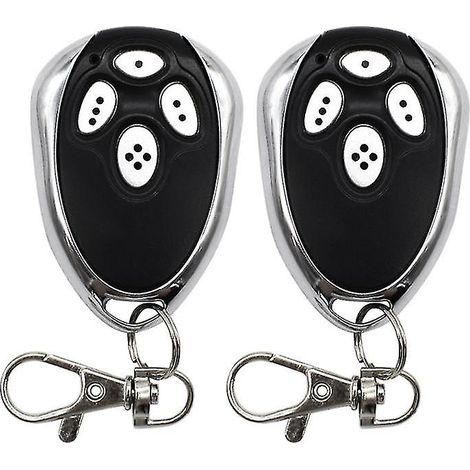 Lot de 2 télécommandes de portail de garage pour moteurs Alutech AT-4 AR-1-500 AN-motors AT-4 ASG1000 AT4 AT 433 MHz à code tournant (1/5)