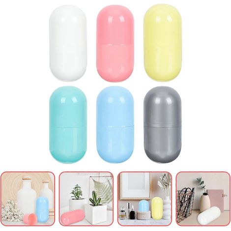 Boîtes cadeaux capsules pour fêtes avec décor cylindrique torsadé en forme de coquille d'œuf (6 pièces) (1/4)