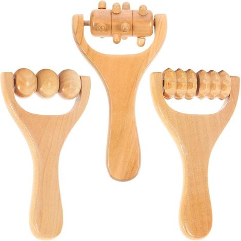 3 unités Rouleaux de Massage des Mains en matière naturelle Maderotherapie (1/5)