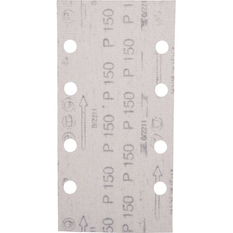 Papier de verre pour ponceuse orbitale Makita E-19679 93x185 mm P150 10 unités