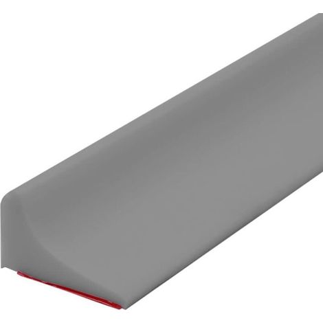 Cloison de douche pliable et étanche, bande d'étanchéité autocollante pour seuil de douche, 1 m (gris) (1/5)