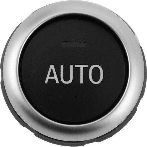 Bouton rotatif de commande de climatisation pour BMW Série 5 520i, 528i, 530i, 535i — Molette de réglage de chauffage, pièce de rechange, noir, compatible avec tableau de bord. (1/5)