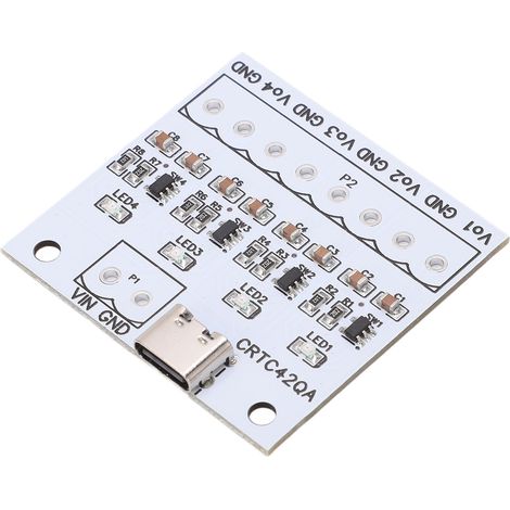 de chargeur de batterie au lithium 4 canaux Type C pour