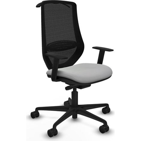 Piqueras y Crespo Mardos Ergonomischer Bürostuhl in Hellgrau
