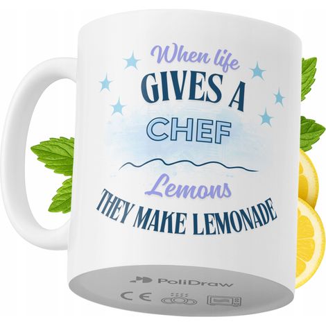 Lustige Tasse für Köche – Kaffee- oder Teetasse mit witzigem Textdesign – ideal für Geburtstage, Namenstage, Feiertage und besondere Anlässe. Hochwertige Tasse für Zuhause, Büro und Arbeit. Farbe: Wei