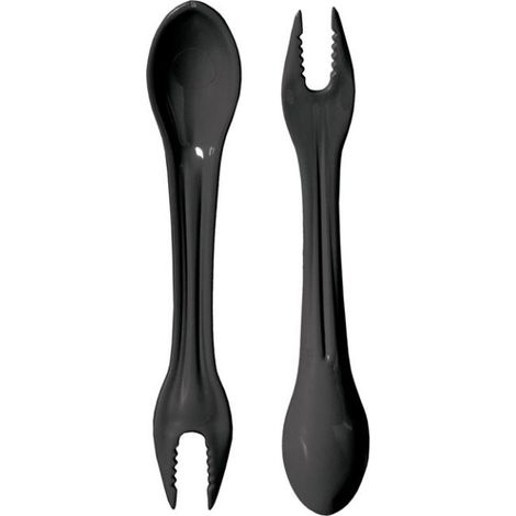 Posate in plastica Bali nero picker 6 pezzi blim veca (1/2)
