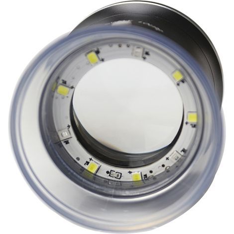 Loupe éclairée à échelle LED 30X avec 6 lumières UV blanches, loupe rechargeable, réticule interchangeable pour PCB, bijoux, pièces de monnaie, timbre, peinture textile antique, sac à fermeture éclair (1/5)