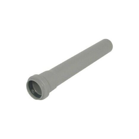 Tubo scarico a innesto 2 bicchieri diam. 125 mm lungh. 0,5 mt - wavin