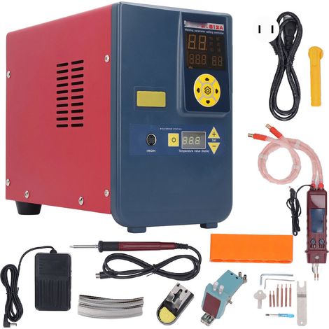 Poste de soudage par points à condensateur 14.5kW, soudeuse à impulsion avec pistolet, précision industrielle, énergie stockée, machine à souder portable pour métaux (1/5)
