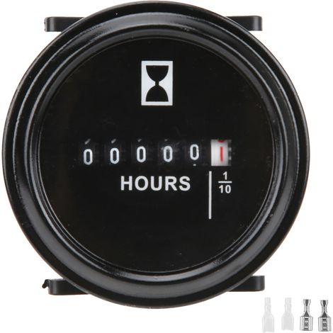 Compteur horaire SH1 à quartz hermétique multifonction industriel pour générateur de navire