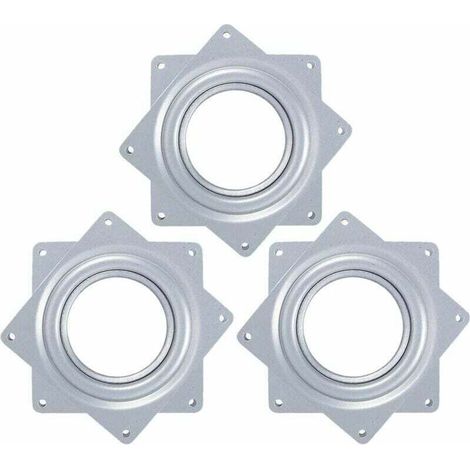 Drehteller-Kugellager. 3 Stück 360 Grad drehbare Drehteller-Kugellager für kleine Esstische, Vitrinen und Möbel (2,79 x 2,79 x 0,35 Zoll)