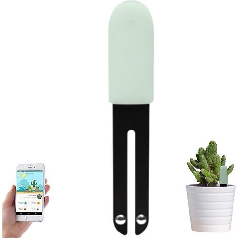 Détecteur De Plantes - Surveillance 4-en-1 Humidité Lumière Température Nutriments - Bluetooth 4.1 - Compatible App Mobile - 1 Pièce (1/5)