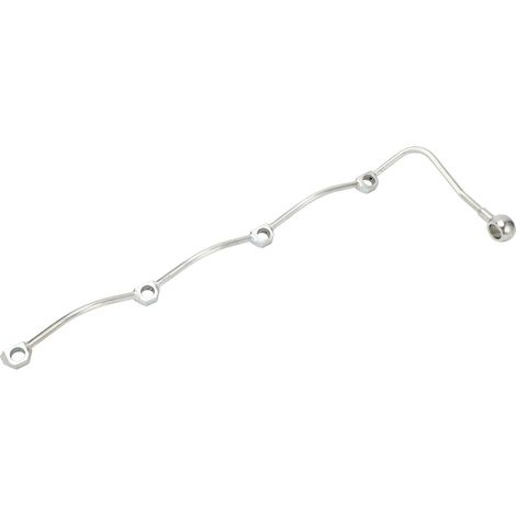 Tuyau de retour d'huile injecteur acier inoxydable 296 4747 résistant intempéries pour moteur Caterpillar E312D (1/5)