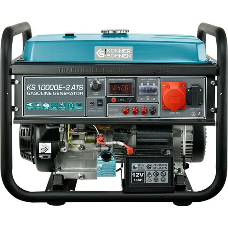 Générateur à essence "Könner & Söhnen" 8000 W KS 10000E-3 ATS manuale/elettrico/automatico per utenze trifase 400V (1/5)