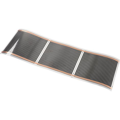 Tapis Chauffant Électrique Mince Basse Consommation pour Carrelage Maison 220V 15x95cm/5,9x37,4in (1/5)