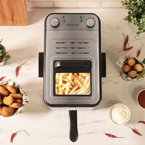 Freidora eléctrica Cecotec CleanFry Infinity 3000 inox 2400 W