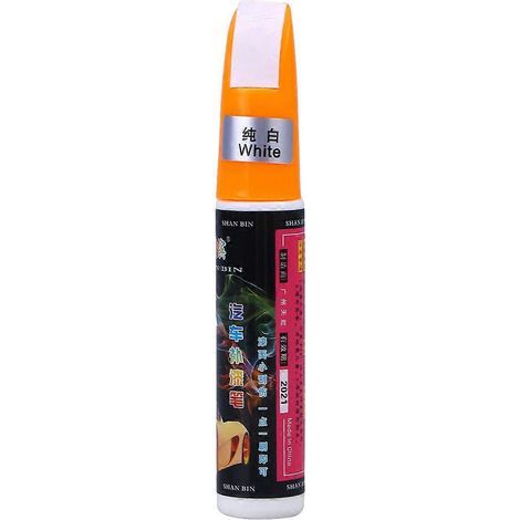 Stylo retouche pour peinture automobile, outil de dissimulation des rayures (blanc)-White (1/3)