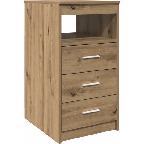 Maison Exclusive - Cassettiera Rovere Artigianale 40x50x76 cm in Truciolato
