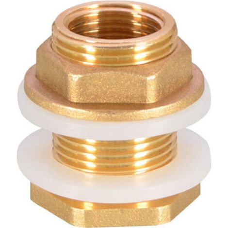 Adaptateur de raccordement pour tuyau d'arrosage en laiton (4 pièces) pour réservoir d'eau, robinet de pluie (1/3)