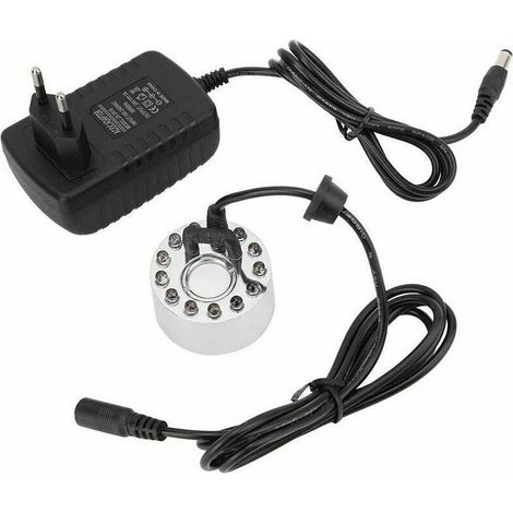 Nebulizzatore a ultrasuoni a 12 LED per fontana, 24 V CC