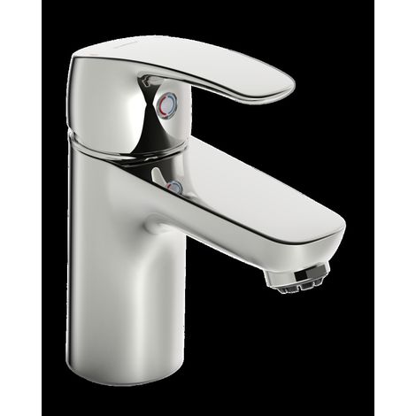 Mezclador de lavabo HANSA HANSAPINTO, baja presión, sin desagüe, (1/4)
