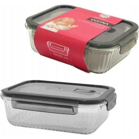 Contenedor de vidrio krups mg home capacidad 1500 ml microclip (1/3)