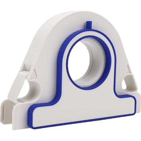 Masking tape dispenser with scraper, for painting decorations, wall and floor painting.