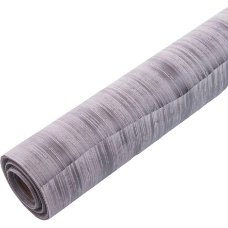 Rouleau de non-tissé gris à rayures, 75 cm x 9 m (lot de 3)