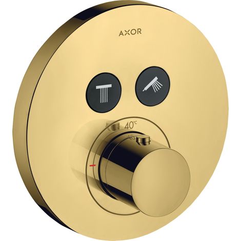 hansgrohe AXOR Starck ShowerSelect Termostato redondo empotrado (1/2)