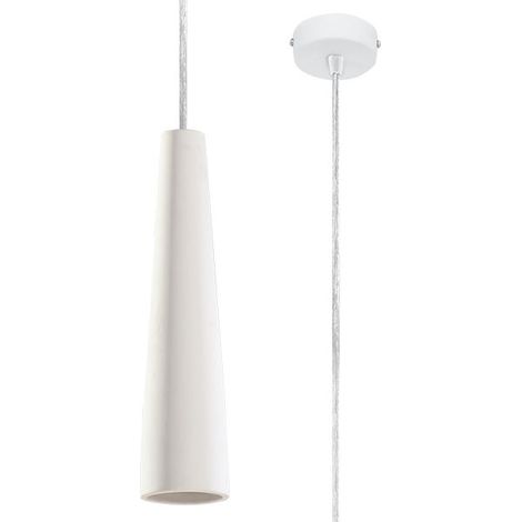 Pendelleuchten Electra Weiß 1xGU10 8cm Keramik Sollux (1/2)