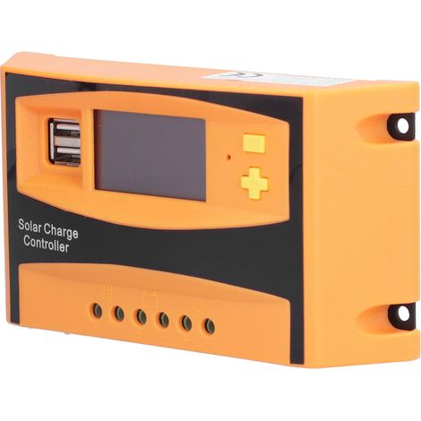 Contrôleur de charge solaire 12 V/24 V, régulateur de charge/décharge solaire étanche, contrôleur photovoltaïque 20 A (1/5)
