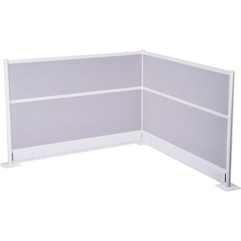 Cloisons de Bureau,183 x 122 cm,Cloison de Séparation de Poste de Travail PET,Lot de 2,avec Cache-prises,Panneau de Confidentialité Autoportants de Pièce pour Bureau,Bibliothèque,École (1/3)