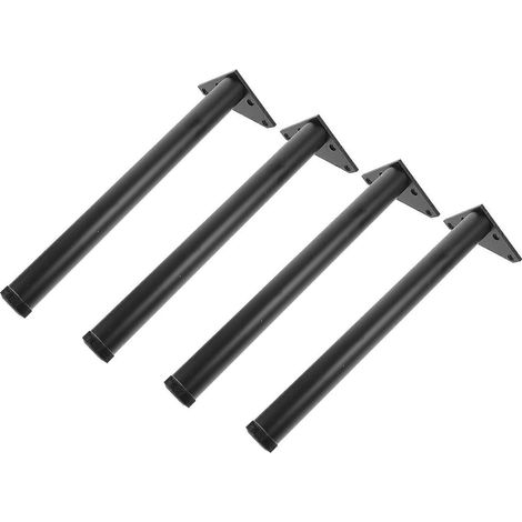 Pieds métalliques de rechange pour 4 pieds de meubles triangulaires : pieds en alliage pour canapé, table basse et coiffeuse. (1/5)