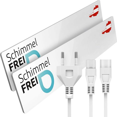 Schimmel-DRY DH-WHI-SDRY-SET Wandentfeuchter/Schimmelentferner Weiß (1/5)