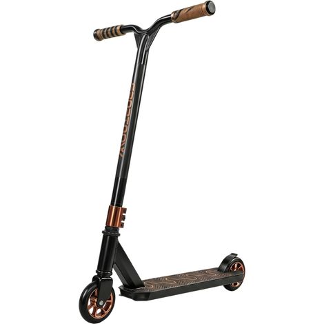 Scooter Acrobático para Trucos Patinete Freestyle con Rodamientos ABEC-9 Ruedas 120 mm Giro 360° para Skatepark Dorado (1/5)