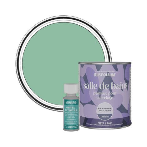 Peinture pour Carrelage de Salle de Bain, Finition Brillante - Wanderlust 750ml (1/3)