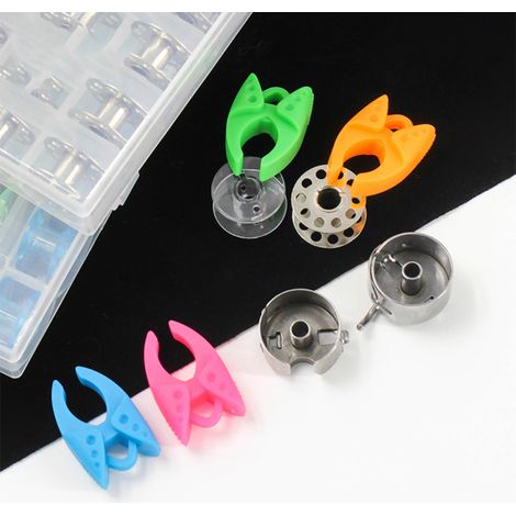 Lot de 12 pinces à bobine, supports et clips pour bobine, outils de couture (1/5)