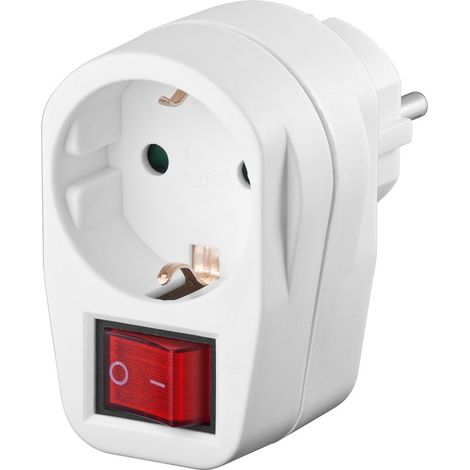 Goobay 94272 base múltiple 1 salidas AC Interior Blanco
