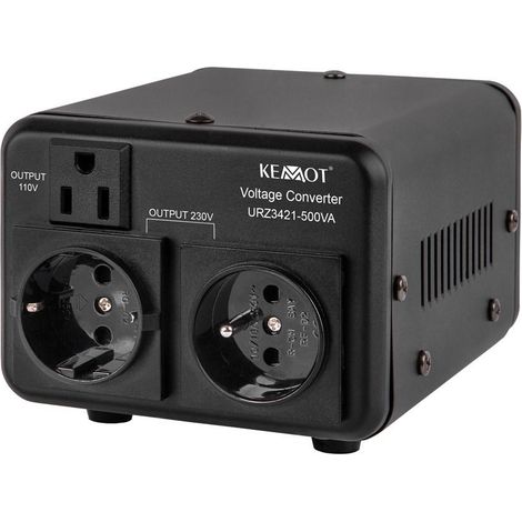 Convertitore di tensione bidirezionale KEMOT 400 W / 500 VA 115 V = 230 V (1/2)