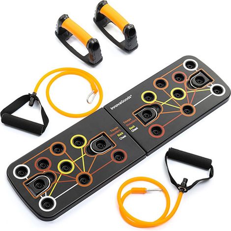 Push Up Station Resistance Bands Workout Exercise Crossfit Fitness Yoga Training (1/5)