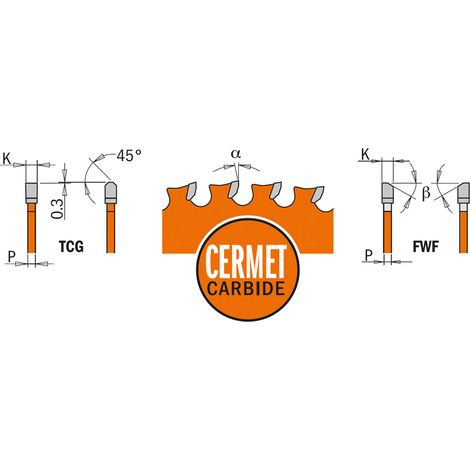 226.556.09M SIERRA CIRCULAR PARA ACERO INOXIDABLE HW 216X1,8/1,4X30  Z56 TCG (1/5)