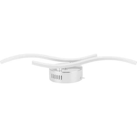 Moderne, wellenförmige LED-Deckenleuchte im skandinavischen Design, dekorative Lampe für Schlafzimmer, Wohnzimmer, Büro und Esszimmer, CE- (EMV+LVD) und RoHS-zertifiziert, AC 85–265 V, C004, zwei Well (1/5)