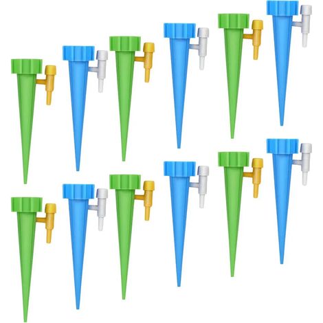 Arrosage des plantes 12pcs pointes d'arrosage Système d'arrosage réglable pour l'arrosage des plantes et des fleurs Idéal comme système d'arrosage de vacances (1/4)