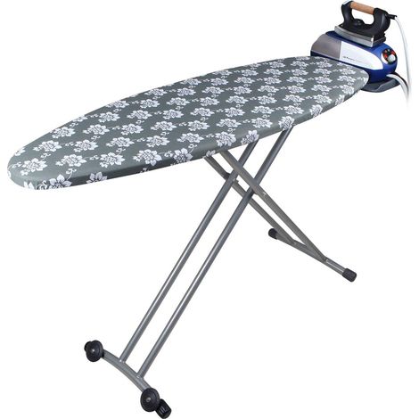 Orbegozo TP 6500 - Asse da stiro pieghevole, altezza regolabile fino a 93 cm, rivestimento 100% cotone, presa elettrica, supporto per ferro da stiro (1/2)