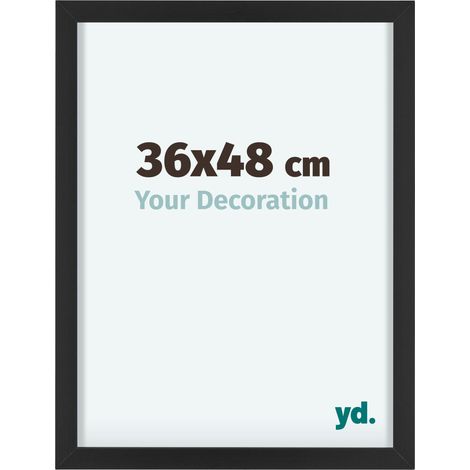 yd. - Cadre photo 36x48 - Noir - Aluminium - Virginia (1/5)