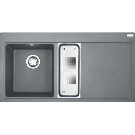 Franke Mythos - Lavello in fragranite MTG 651-100/2, 100x52 cm, grigio pietra 114.0150.022