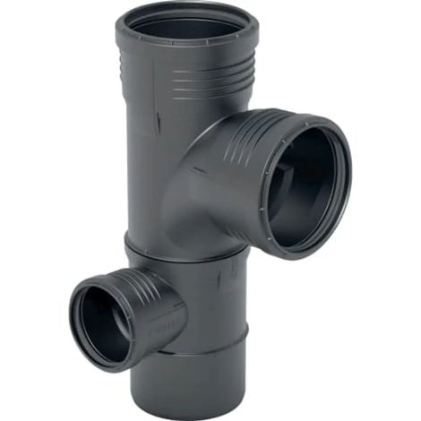 Geberit Silent-PP braga a Y 87,5° sinistra, DN 90 / 90 / 50, 390.470.14.1
