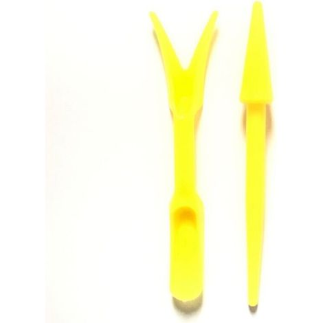 Outils de plantation de semis de graines en plastique 2 pièces