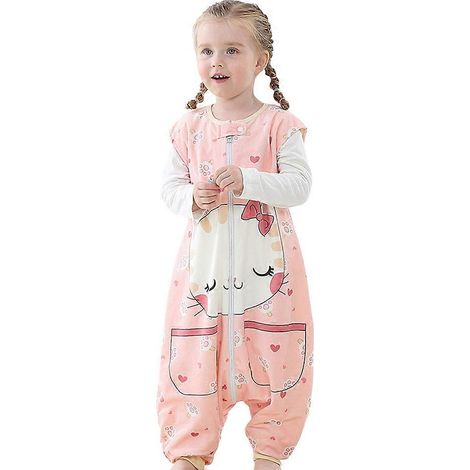 Gigoteuses bébé mignonnes à motifs de dessins animés, gigoteuses bébé quatre saisons pour les jambes - Style 2 - M (1/5)