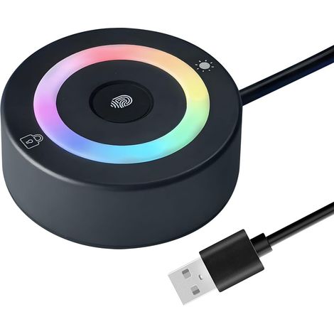 Outlet Play Dispositif de sécurité d'empreintes digitales pour comptes Web, reconnaissance de connexion et contre le plan sous licence FIDO Scanner d'empreintes digitales USB Sécurité de connexion à (1/4)